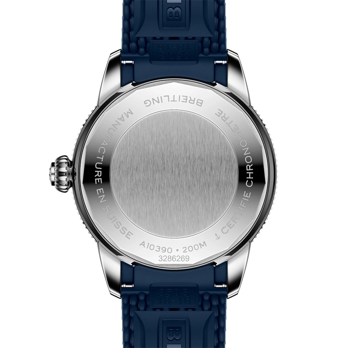 Breitling Superocean Heritage Automatik 36mm Unisex Uhr Blau Gummi A10390161C1S1 – Bild 2