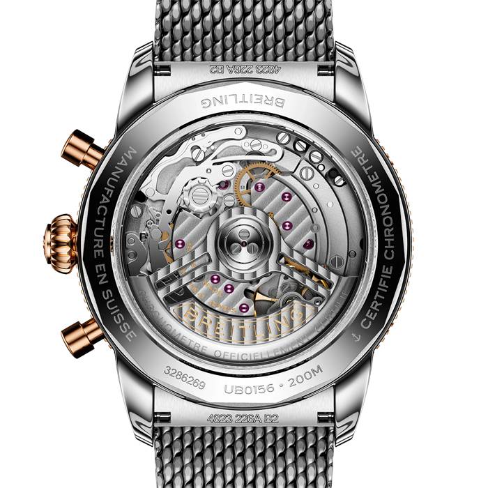 Breitling Superocean Heritage B01 Chronograph 42mm Herrenuhr Schwarz UB0156H11B1A1 – Bild 2