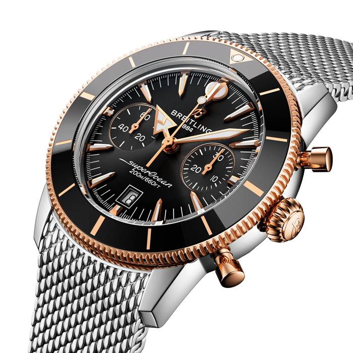 Breitling Superocean Heritage B01 Chronograph 42mm Herrenuhr Schwarz UB0156H11B1A1 – Bild 3