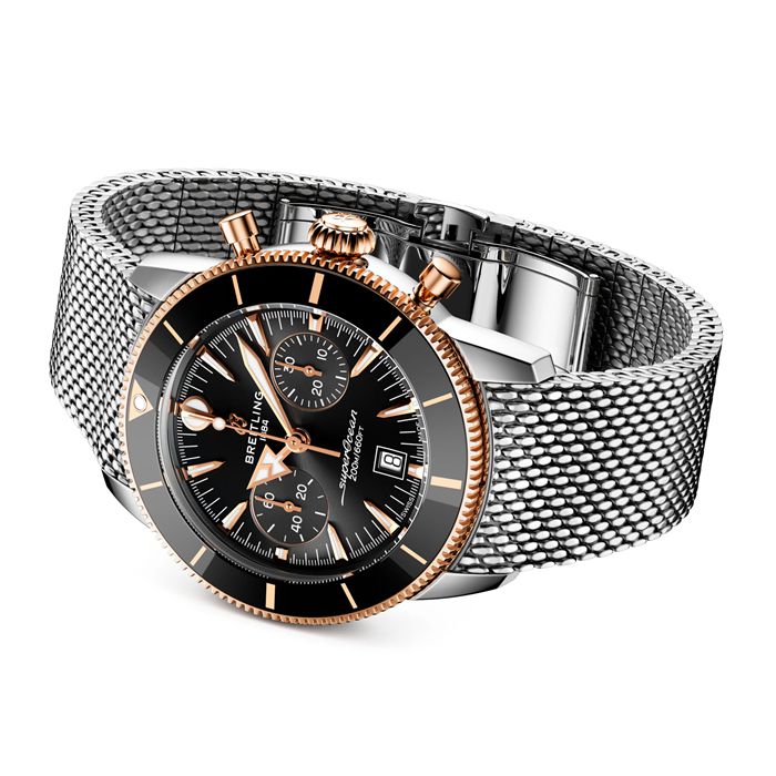 Breitling Superocean Heritage B01 Chronograph 42mm Herrenuhr Schwarz UB0156H11B1A1 – Bild 4