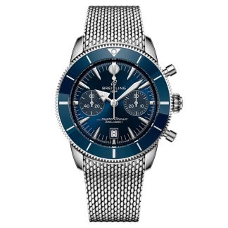 Breitling Superocean Heritage B01 Chronograph 42mm Herrenuhr blau AB0156161C1A1