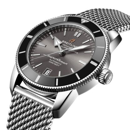 Breitling Superocean Heritage B20 Automatic 42mm UK Edition Herrenuhr grau Edelstahl AB20102B1B1A1 – Bild 2