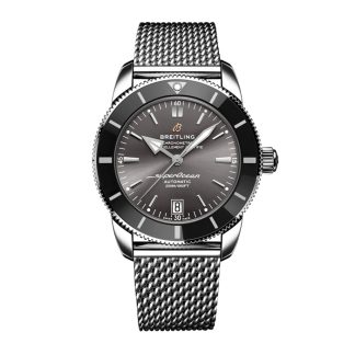 Breitling Superocean Heritage B20 Automatic 42mm UK Edition Herrenuhr grau Edelstahl AB20102B1B1A1