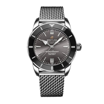 Breitling Superocean Heritage B20 Automatic 42mm UK Edition Herrenuhr grau Edelstahl AB20102B1B1A1