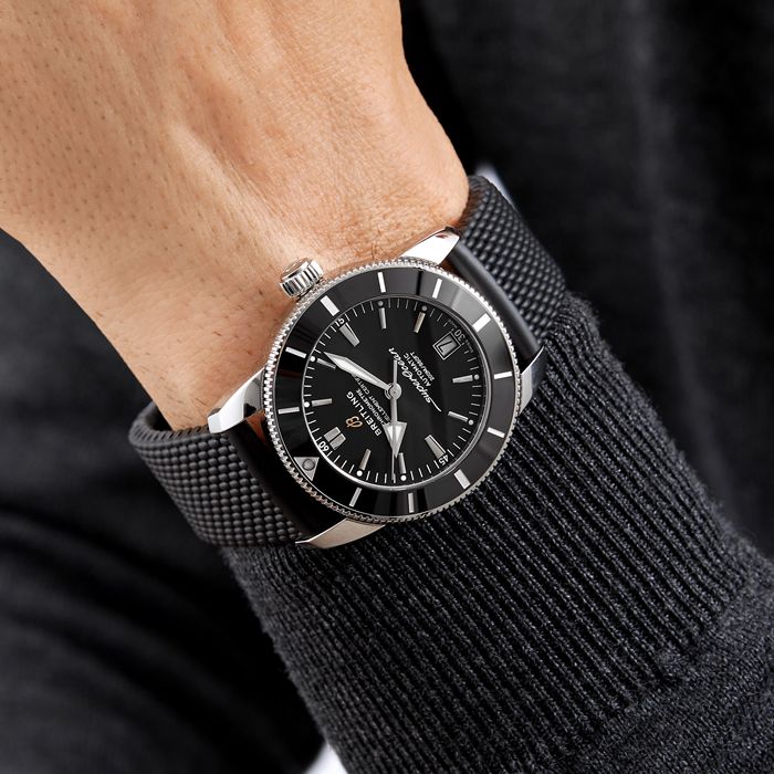 Breitling Superocean Heritage B20 Automatik 42 Edelstahl Uhr AB2010121B1S1 – Bild 5