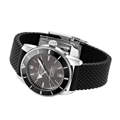 Breitling Superocean Heritage B20 Automatik 42mm UK Edition Herrenuhr Grau Gummi AB20102B1B1S1 – Bild 3