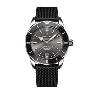 Breitling Superocean Heritage B20 Automatik 42mm UK Edition Herrenuhr Grau Gummi AB20102B1B1S1