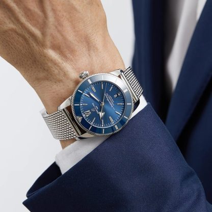 Breitling Superocean Heritage B20 Automatik 44 Edelstahl Uhr AB2030161C1A1 – Bild 5