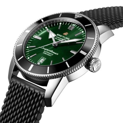 Breitling Superocean Heritage B20 Automatik 46 Edelstahl Kautschukarmbanduhr AB2020121L1S1 – Bild 2