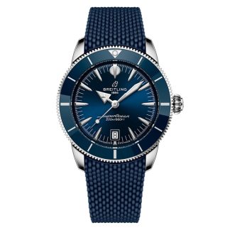 Breitling Superocean Heritage B31 Automatik 42mm Herrenuhr Blau Kautschuk AB3111161C1S1