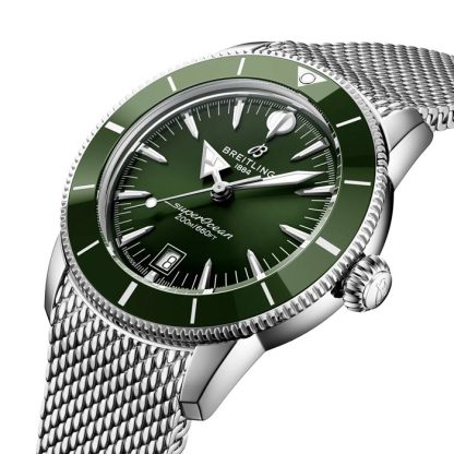 Breitling Superocean Heritage B31 Automatik 42mm Herrenuhr Grün AB3111361L1A1 – Bild 3