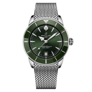 Breitling Superocean Heritage B31 Automatik 42mm Herrenuhr Grün AB3111361L1A1