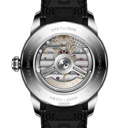 Breitling Superocean Heritage B31 Automatik 42mm Herrenuhr Schwarz Kautschuk AB3111241B1S1 – Bild 2