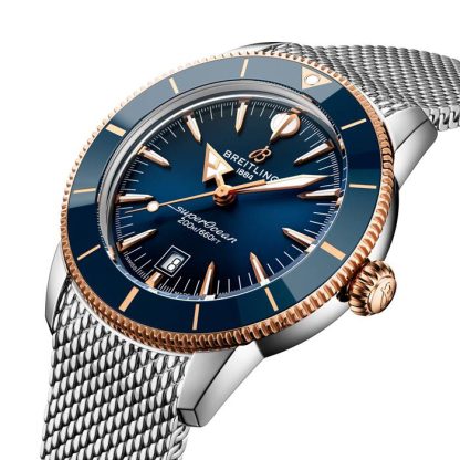 Breitling Superocean Heritage B31 Automatik 44mm Herrenuhr Blau 18 UB3112161C1A1 – Bild 3