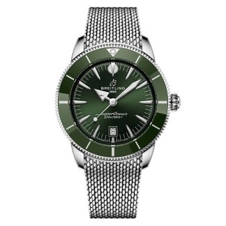 Breitling Superocean Heritage B31 Automatik 44mm Herrenuhr Grün AB3112361L1A1