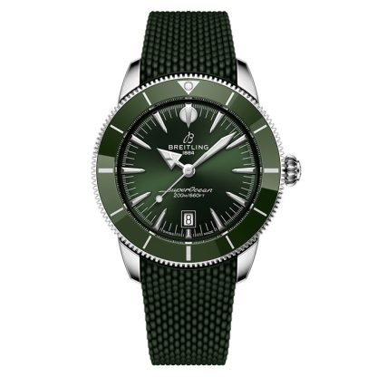 Breitling Superocean Heritage B31 Automatik 44mm Herrenuhr Grüner Gummi AB3112361L1S1