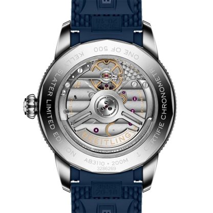 Breitling Superocean Heritage B31 Automatik Kelly Slater Limited Edition 40mm Herrenuhr Blau Gummi AB31101A1C1S1 – Bild 2