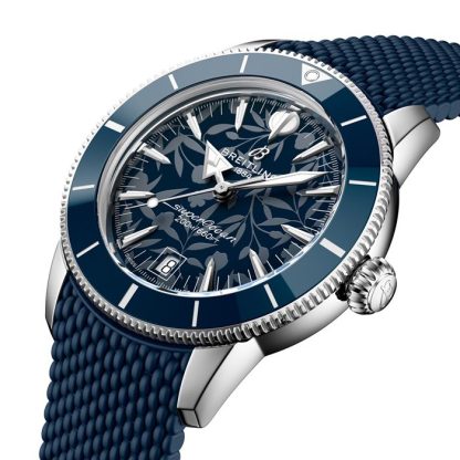 Breitling Superocean Heritage B31 Automatik Kelly Slater Limited Edition 40mm Herrenuhr Blau Gummi AB31101A1C1S1 – Bild 3