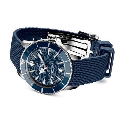Breitling Superocean Heritage B31 Automatik Kelly Slater Limited Edition 40mm Herrenuhr Blau Gummi AB31101A1C1S1 – Bild 4