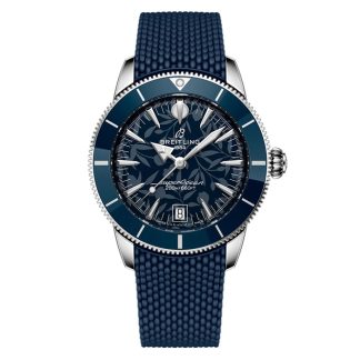 Breitling Superocean Heritage B31 Automatik Kelly Slater Limited Edition 40mm Herrenuhr Blau Gummi AB31101A1C1S1