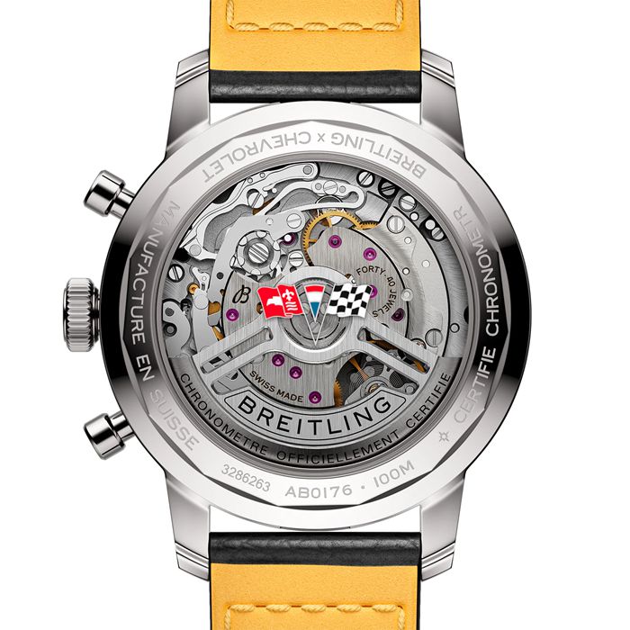Breitling Top Time B01 Classic Cars Chevrolet Corvette 41mm Herrenuhr AB01761A1K1X1 – Bild 2