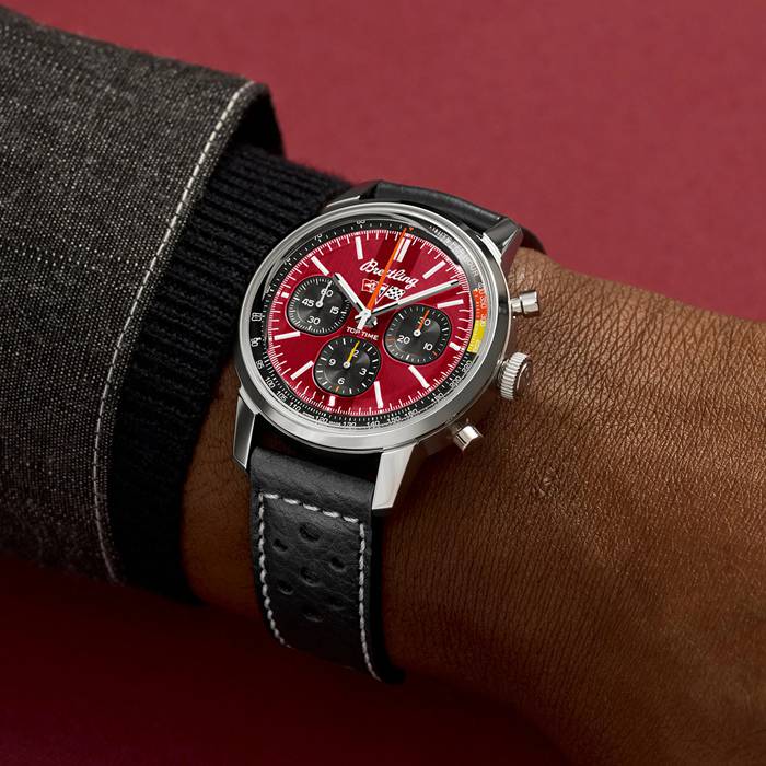 Breitling Top Time B01 Classic Cars Chevrolet Corvette 41mm Herrenuhr AB01761A1K1X1 – Bild 5