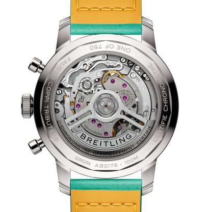 Breitling Top Time B01 Fausto Coppi 41mm Herrenuhr Leder AB01768A1A1X1 – Bild 2