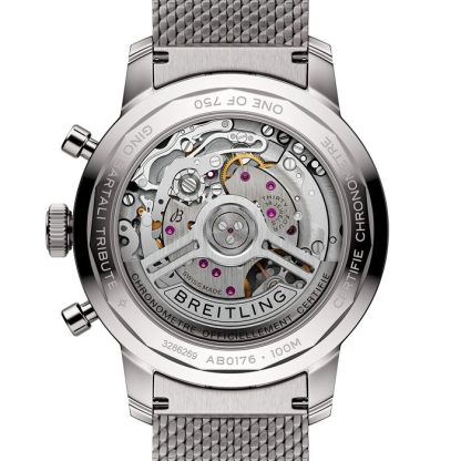 Breitling Top Time B01 Gino Bartali 41mm Herrenuhr aus Edelstahl AB01767A1C1A1 – Bild 2