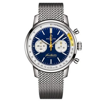 Breitling Top Time B01 Gino Bartali 41mm Herrenuhr aus Edelstahl AB01767A1C1A1