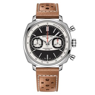 Breitling Top Time B01 Racing 38mm Herrenuhr braun Leder AB01771A1B1X1
