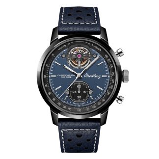 Breitling Top Time B21 Shelby Cobra Tourbillon 44mm Herrenuhr Blau SB21251A1C1X1