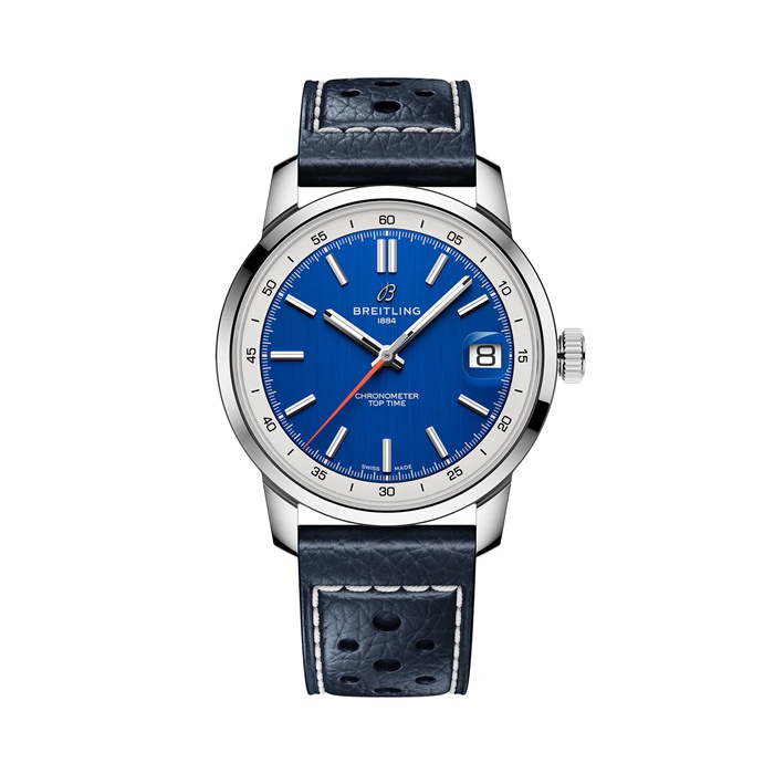 Breitling Top Time B31 38mm Herrenuhr Blau AB3113A71C1X1