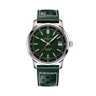 Breitling Top Time B31 38mm Herrenuhr Grün AB3113171L1X1