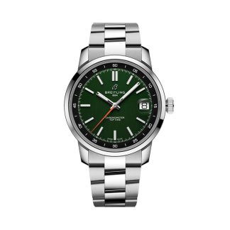 Breitling Top Time B31 38mm Herrenuhr Grün Edelstahl AB3113171L1A1