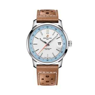 Breitling Top Time B31 38mm Herrenuhr Weiß AB3113281A1X1