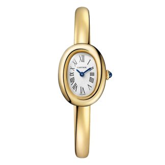 Cartier Baignoire De Cartier Uhr Mini Modell Größe 16 Quarzwerk Gelbgold WGBA0021