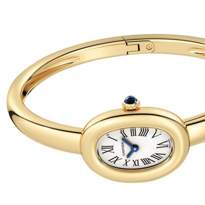 Cartier Baignoire De Cartier Uhr Mini Modell Quarzwerk 18K Gelbgold WGBA0050 – Bild 4