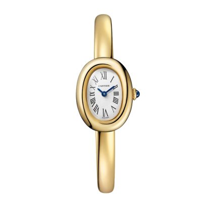 Cartier Baignoire De Cartier Uhr Mini Modell Quarzwerk 18K Gelbgold WGBA0050