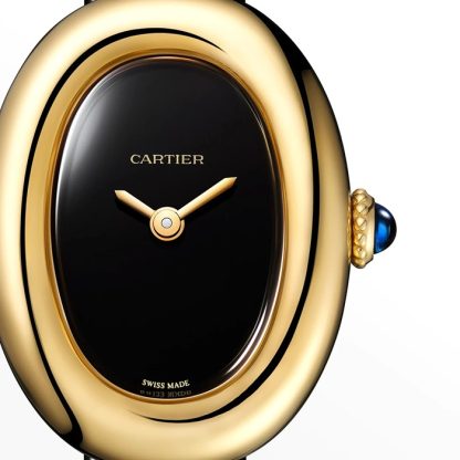 Cartier Baignoire De Cartier Uhr Mini Modell Quarzwerk Gelbgold Gehäuse WGBA0040 – Bild 2