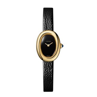 Cartier Baignoire De Cartier Uhr Mini Modell Quarzwerk Gelbgold Gehäuse WGBA0040