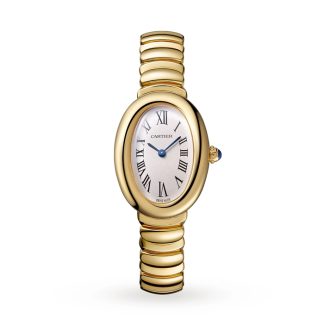 Cartier Baignoire De Cartier Uhr kleines Modell Quarzwerk 18K Gelbgold WGBA0043