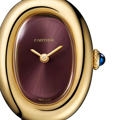 Cartier Baignoire Uhr Mini Modell Quarzwerk Gelbgold Gehäuse WGBA0032 – Bild 2