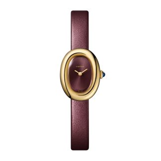 Cartier Baignoire Uhr Mini Modell Quarzwerk Gelbgold Gehäuse WGBA0032