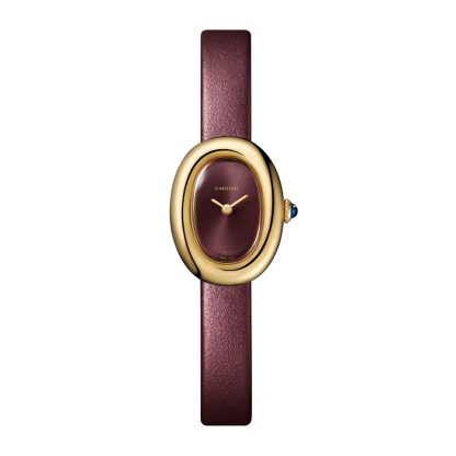 Cartier Baignoire Uhr Mini Modell Quarzwerk Gelbgold Gehäuse WGBA0032
