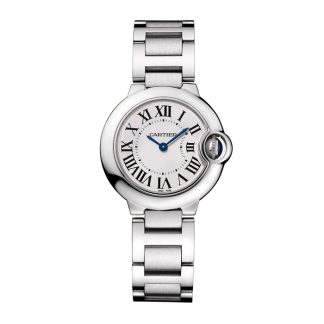 Cartier Ballon Bleu De Cartier Uhr 28mm Quarzwerk Stahlgehäuse WSBB0073