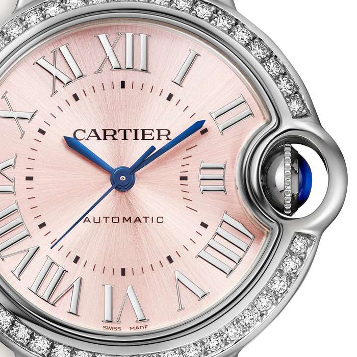 Cartier Ballon Bleu De Cartier Uhr 33mm Automatik Aufzug Stahlgehäuse W4BB0037 – Bild 2