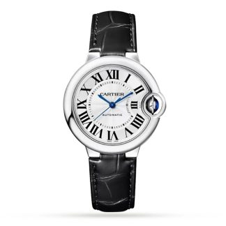 Cartier Ballon Bleu De Cartier Uhr 33mm mechanisches Uhrwerk mit automatischem Aufzug Stahl WSBB0030