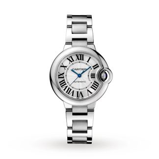 Cartier Ballon Bleu De Cartier Uhr 33mm mechanisches Uhrwerk mit automatischem Aufzug Stahl WSBB0044