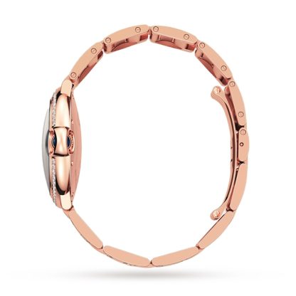 Cartier Ballon Bleu De Cartier Uhr 36mm mechanisches Uhrwerk mit automatischem Aufzug Rose Gold Diamanten WJBB0064 – Bild 4