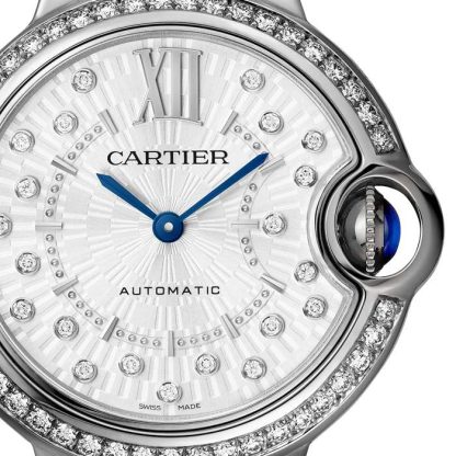 Cartier Ballon Bleu de Cartier Uhr 33 mm mechanisches Uhrwerk mit automatischem Aufzug W4BB0035 – Bild 5